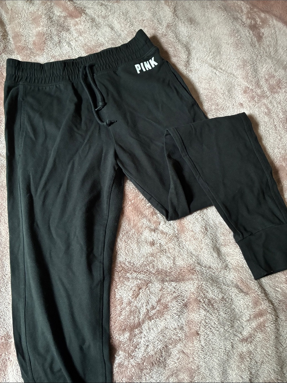 Victoria's Secret PINK Black Jogger Leggings
